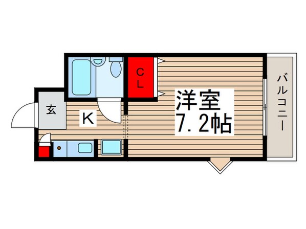 フレゾン八柱の物件間取画像